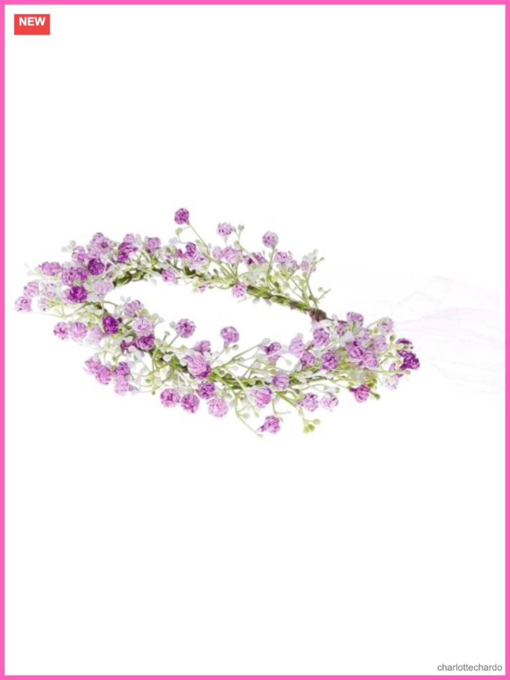 Handmade Floral Crown Headband Bridal Halo Photo Prop